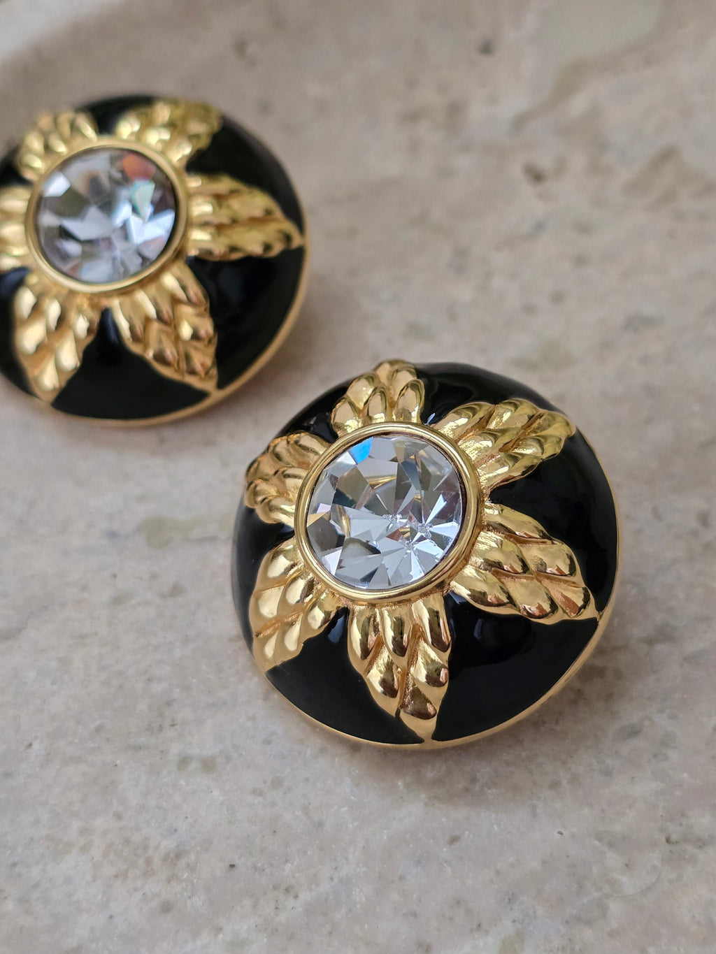Fendi Boucles D'Oreilles Clips Vintage 1990S