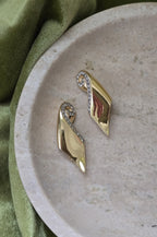 Givenchy Vintage 1980s Flame Clip-On Earrings