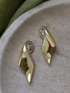 Givenchy Vintage 1980s Flame Clip-On Earrings