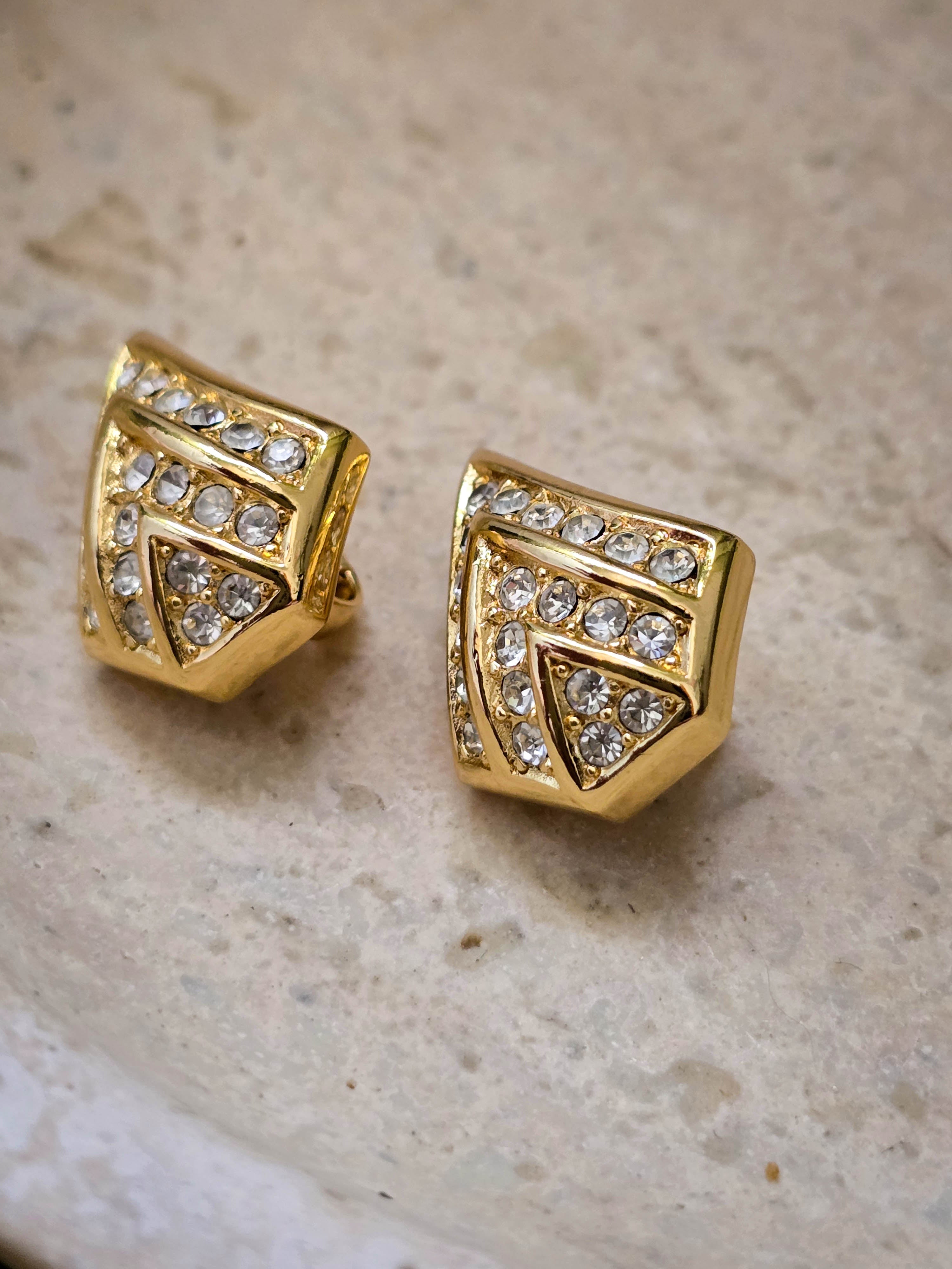 Boucles D'Oreilles Dior Vintage