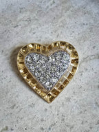 Vintage Nina Ricci Heart Brooch