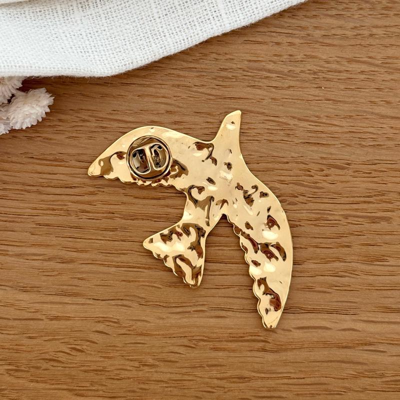 Broche "Paloma" acero-Broche-instants-plaisirs-Instants Plaisirs | Joyas