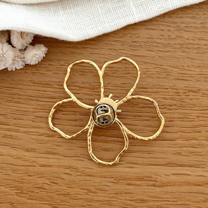 Broche "Meline" acero-Broche-instants-pleasures-Instants Plaisirs | Joyas