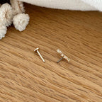 Piercing Oreille "Fila" Plaqué Or