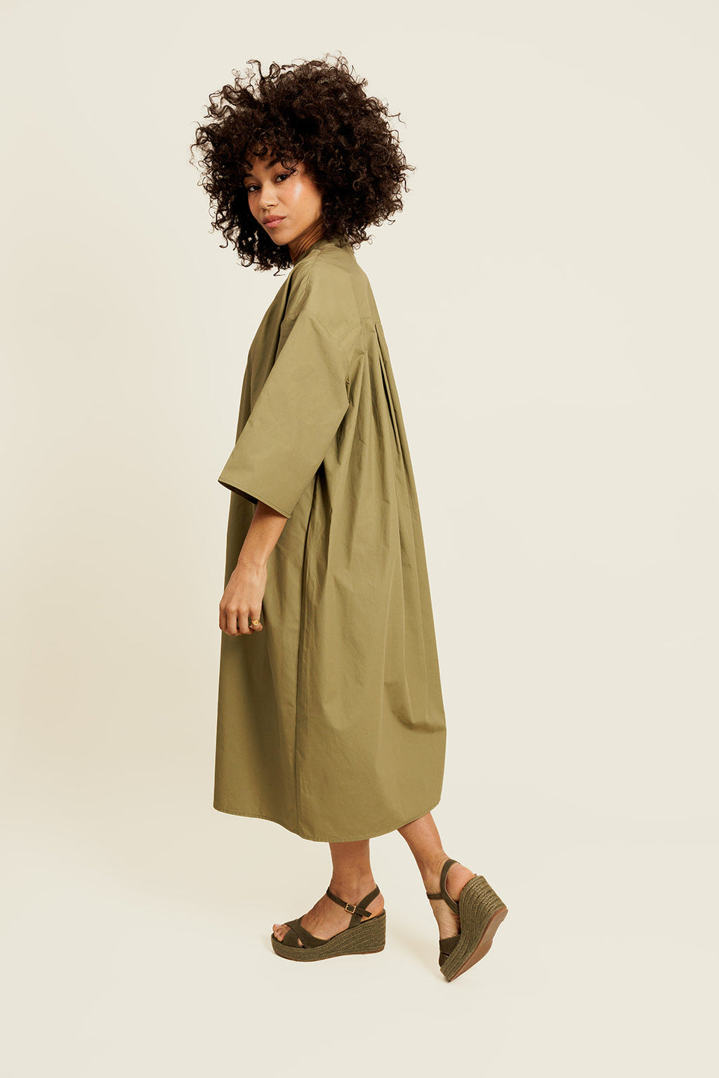 Vestido Belisse - Caqui