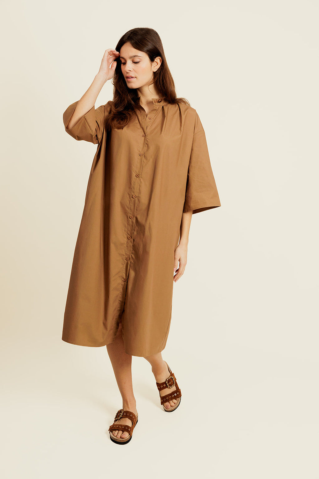 Belisse Dress - Brown