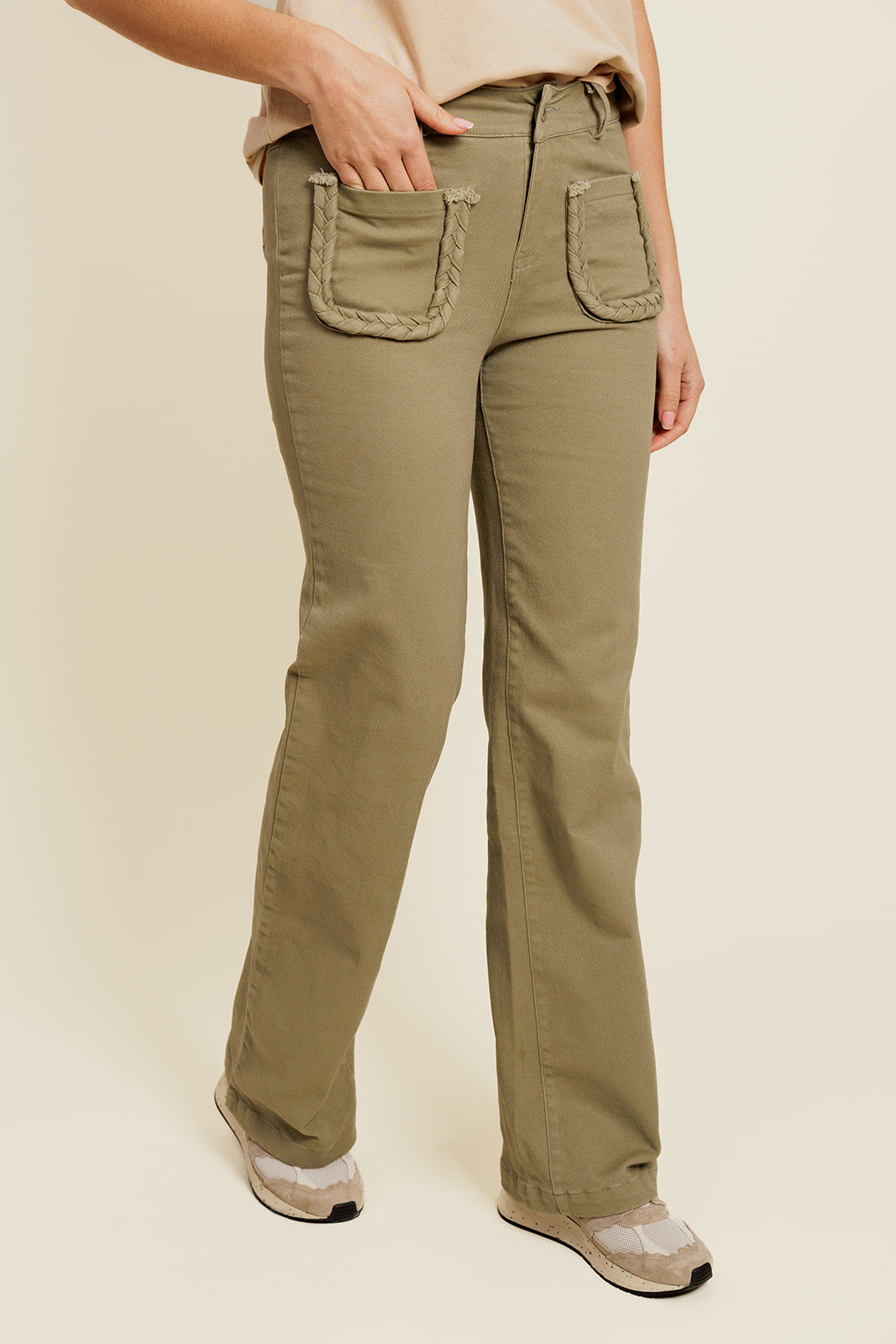 Pantalón Fléonor - Caqui