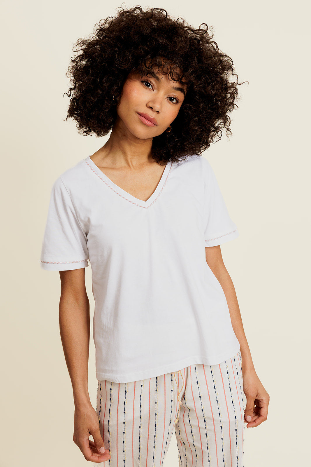 T-shirt Lillian - Ecrù