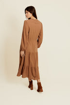 Vestido Caro - Tabaco