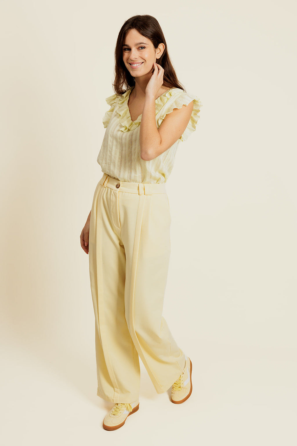 Pantaloni Ophélie - Giallo