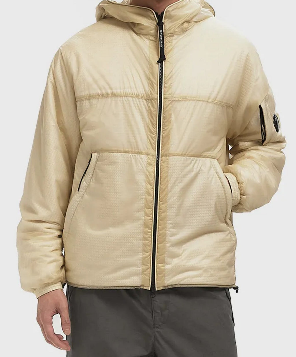 C.P. Company - Veste Matelassée À Capuche En Nada Shell