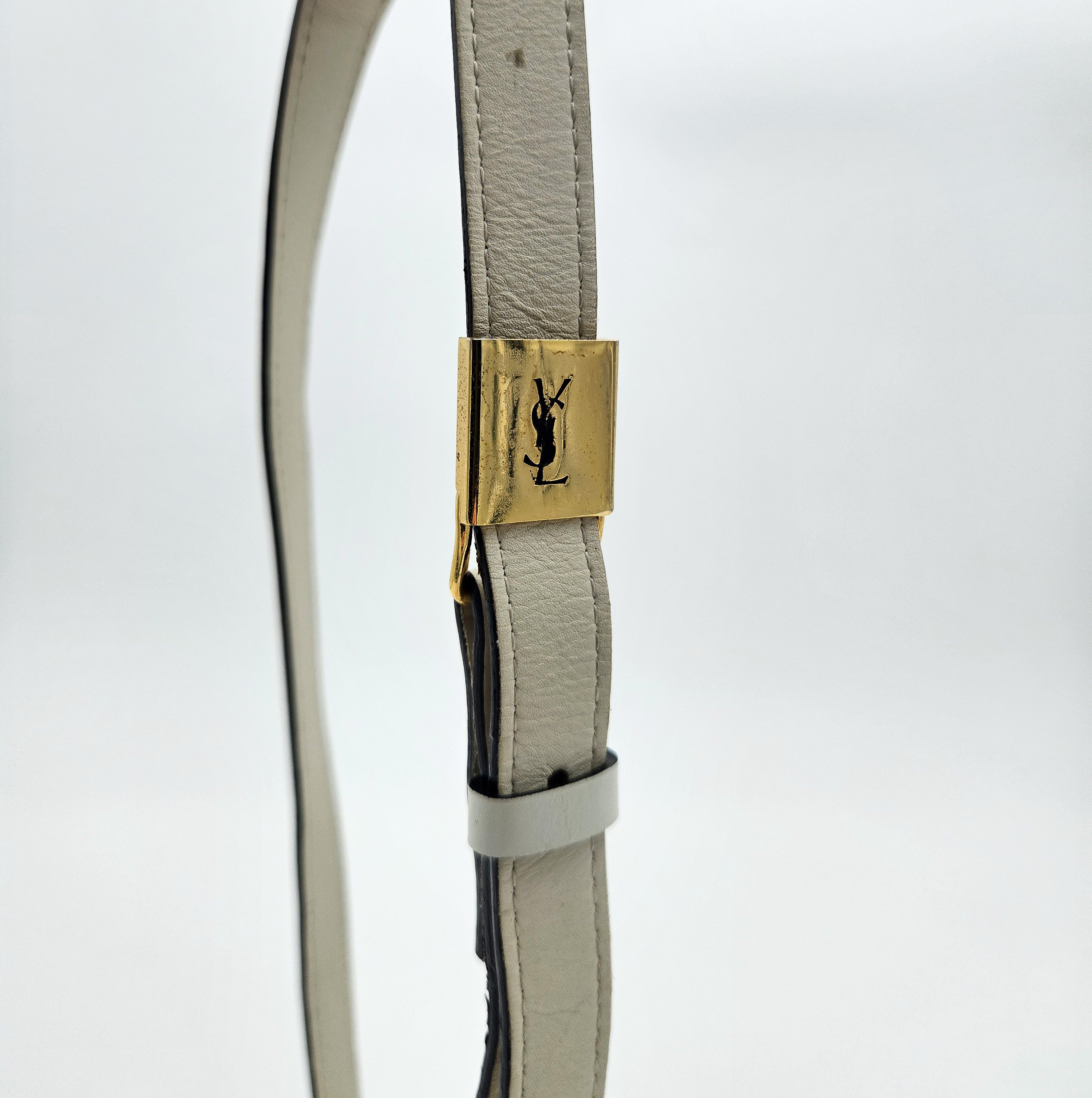 Sac Yves Saint Laurent Vintage  Crossbody Blanc
