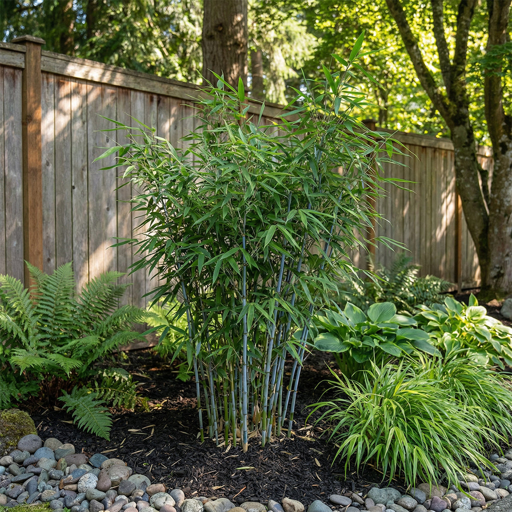 Lot De 2 Bambous Bleus – Plante D'Extérieur