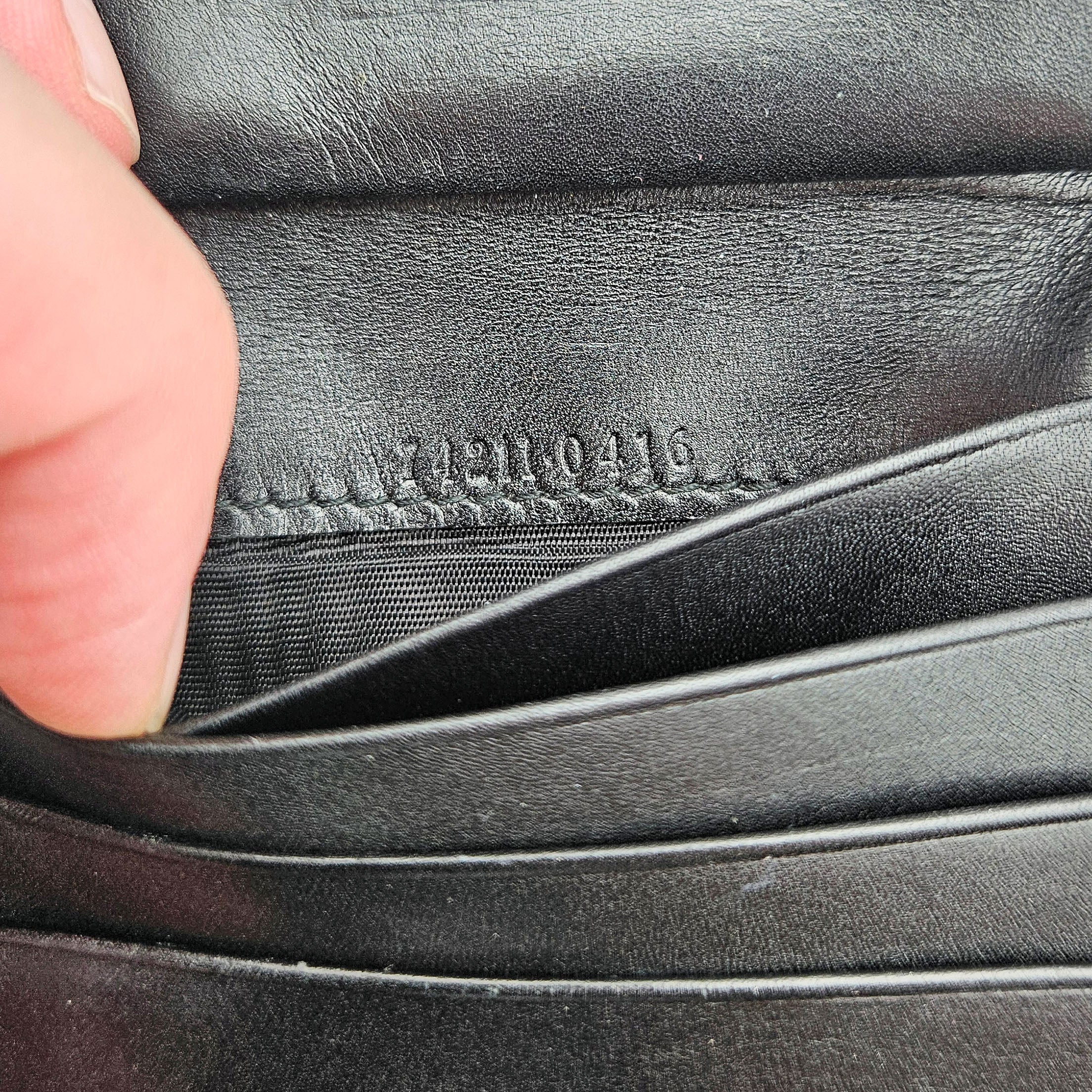 Gucci Gg Monogram Compact Wallet