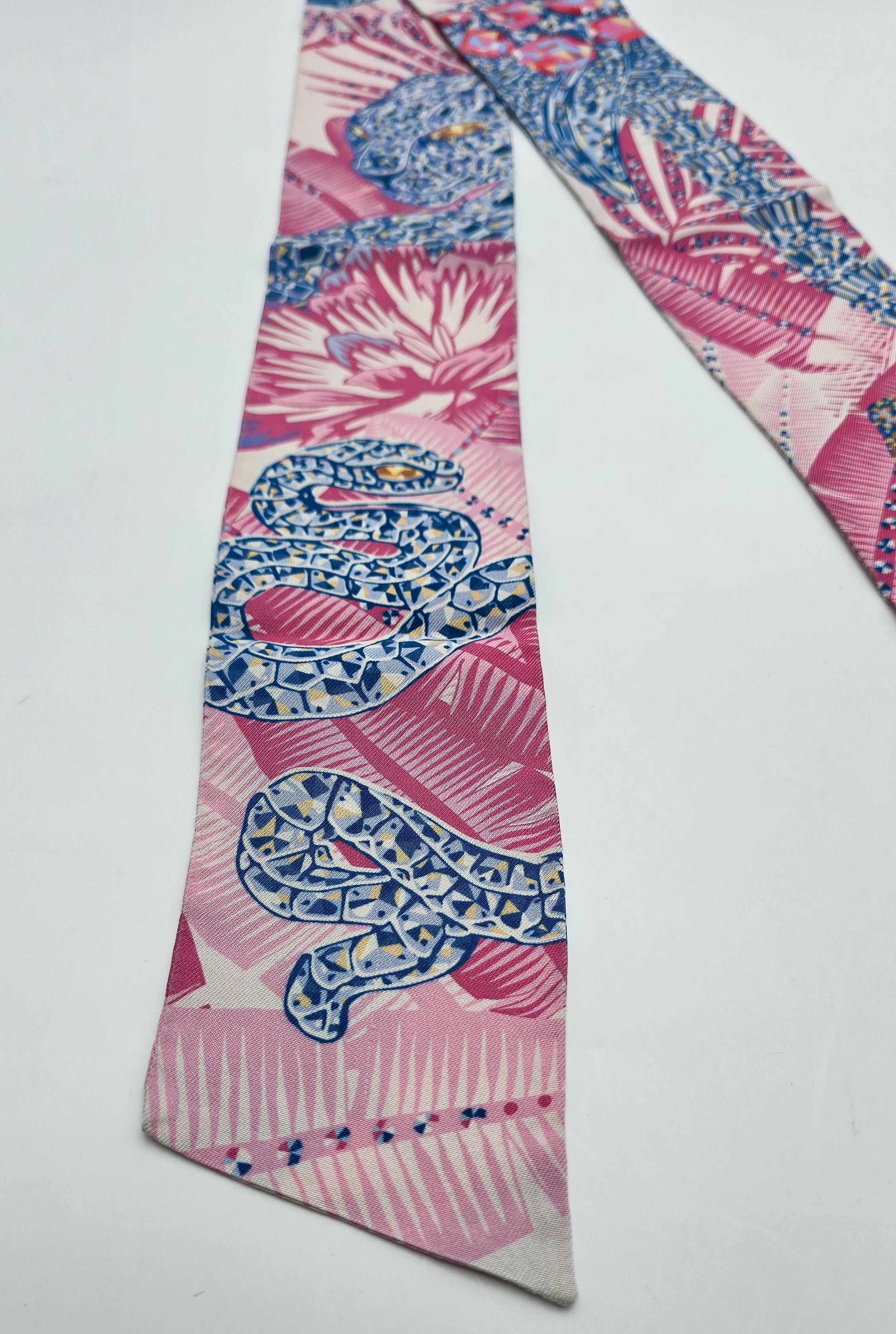 Cartier Silk Twilly Bandeau "Panthère in the Jungle"