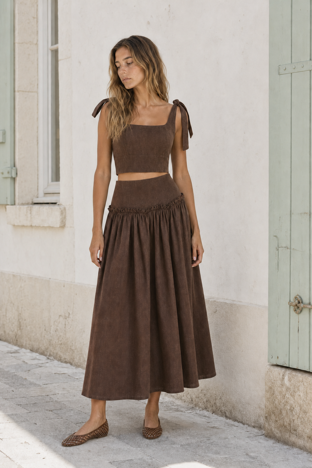 Falda Galatea - Chocolate