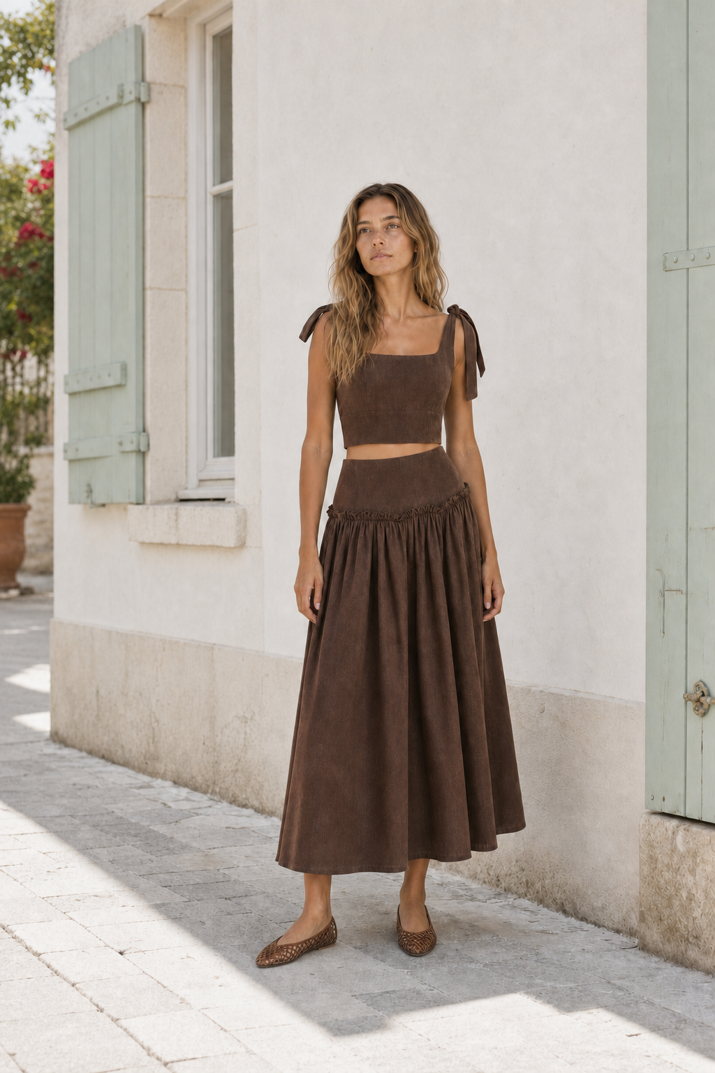 Falda Galatea - Chocolate