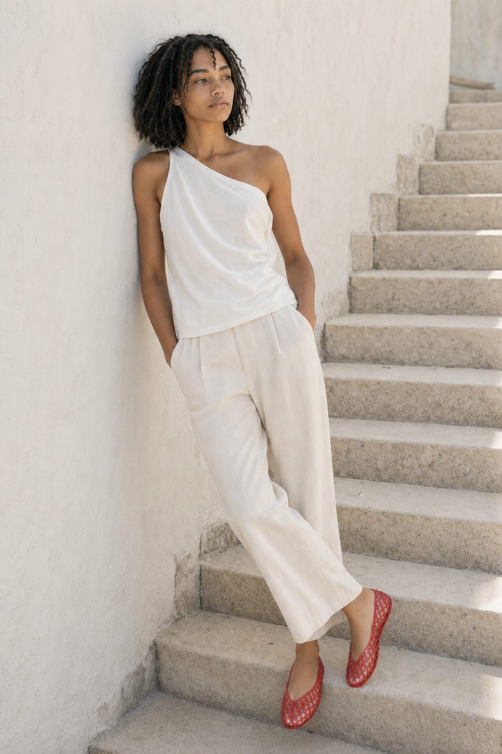 Oia Top - White
