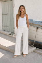 Oia Pants - White