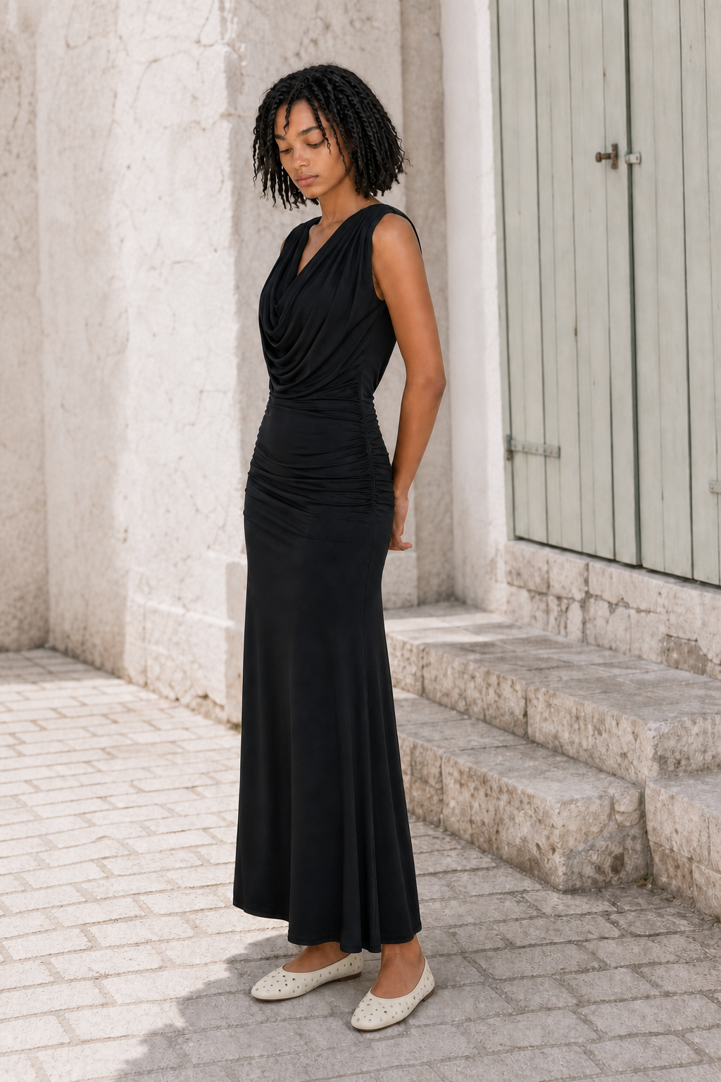 Robe Gaïa - Noir