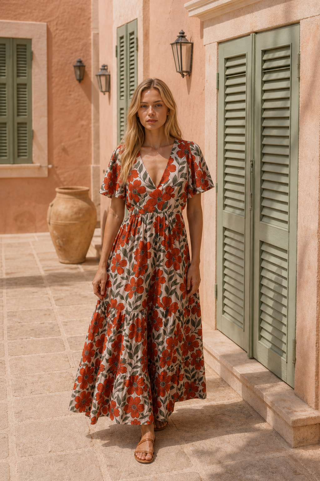 Vestido Béatrice - Rojo