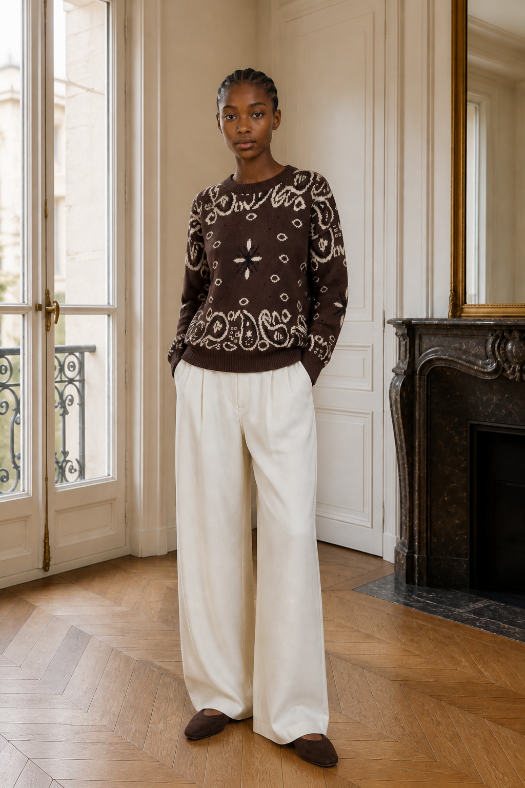 Pull Sacha - Chocolat