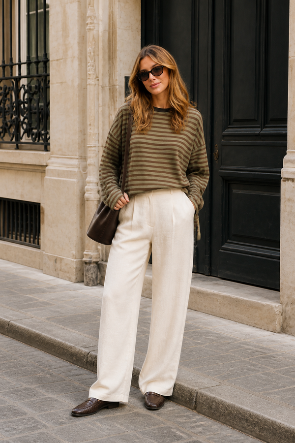 Top Simone - Kaki
