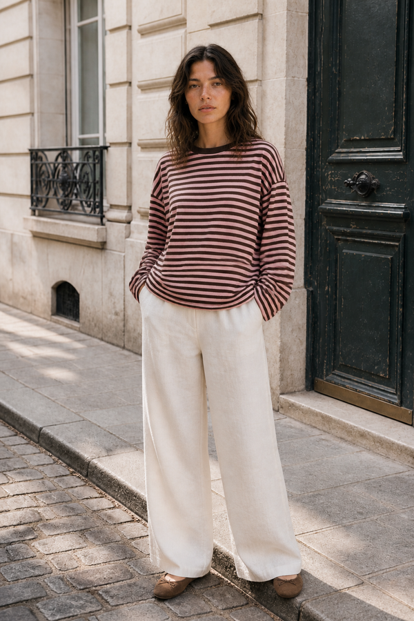 Top Simone - Vieux Rose
