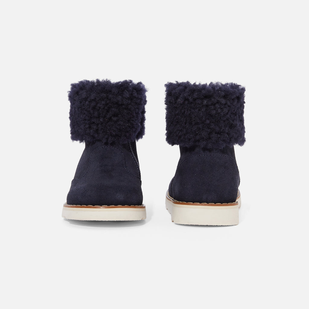 Boots Fourree - Marine - Garçon