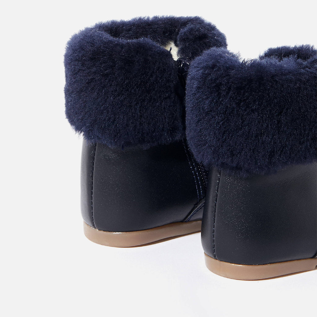 Boots Fourree - Marine - Fille