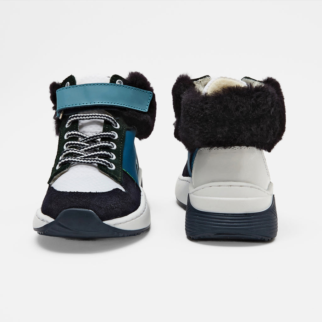 Plimsolls - Blue/Green - Boy