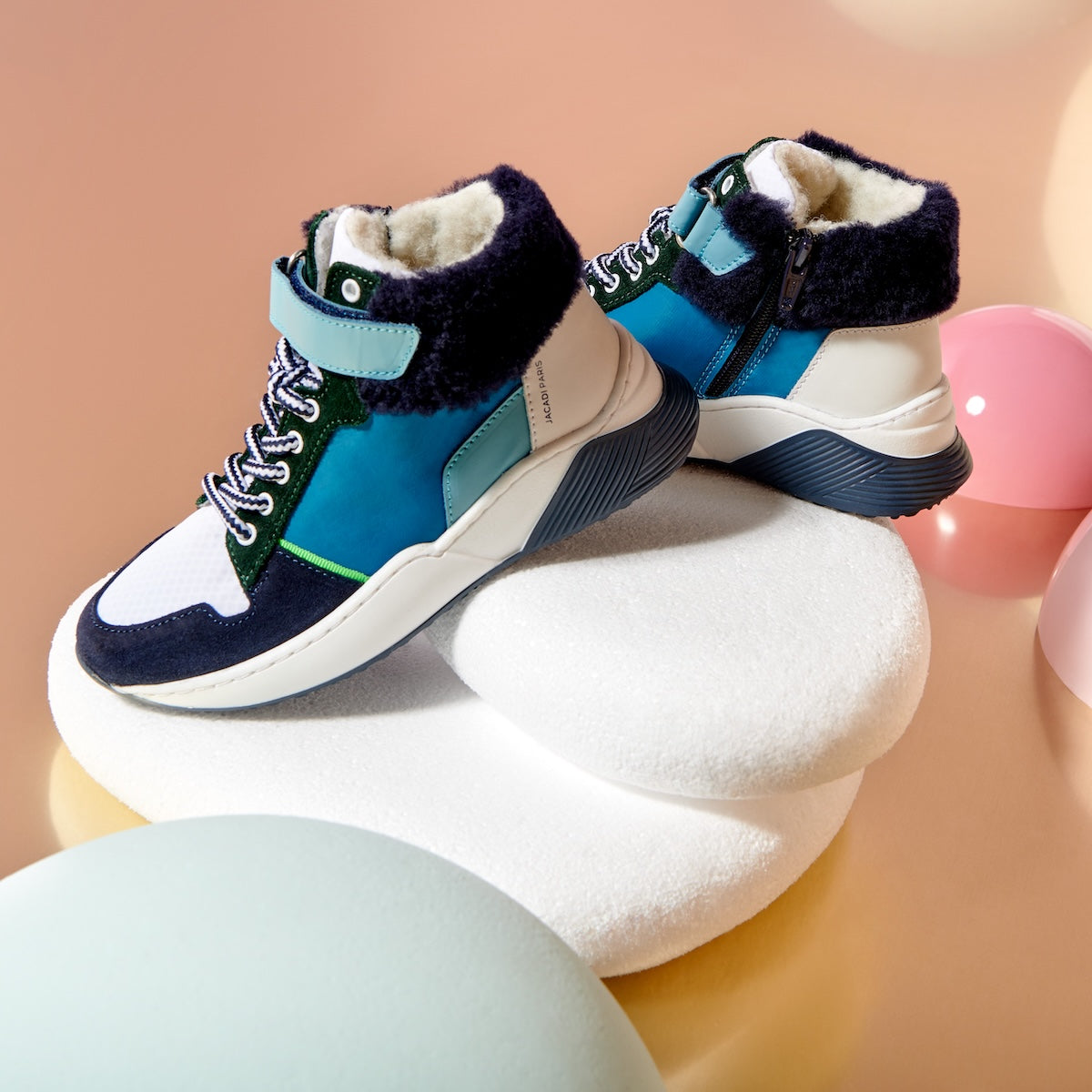 Plimsolls - Blue/Green - Boy