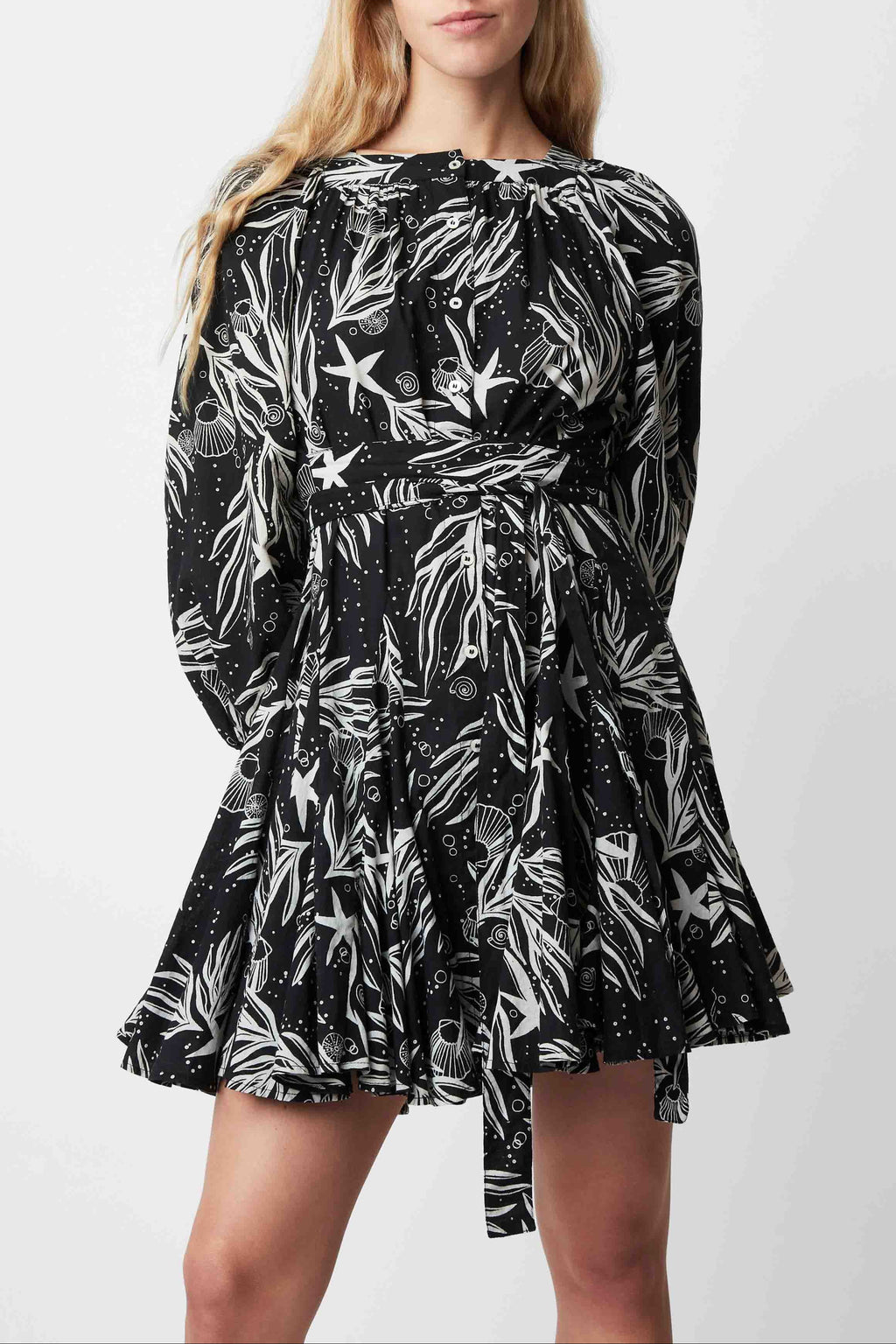 ROBE MILLIE HOLIDAY CHARBON