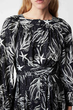 ROBE MILLIE HOLIDAY CHARBON