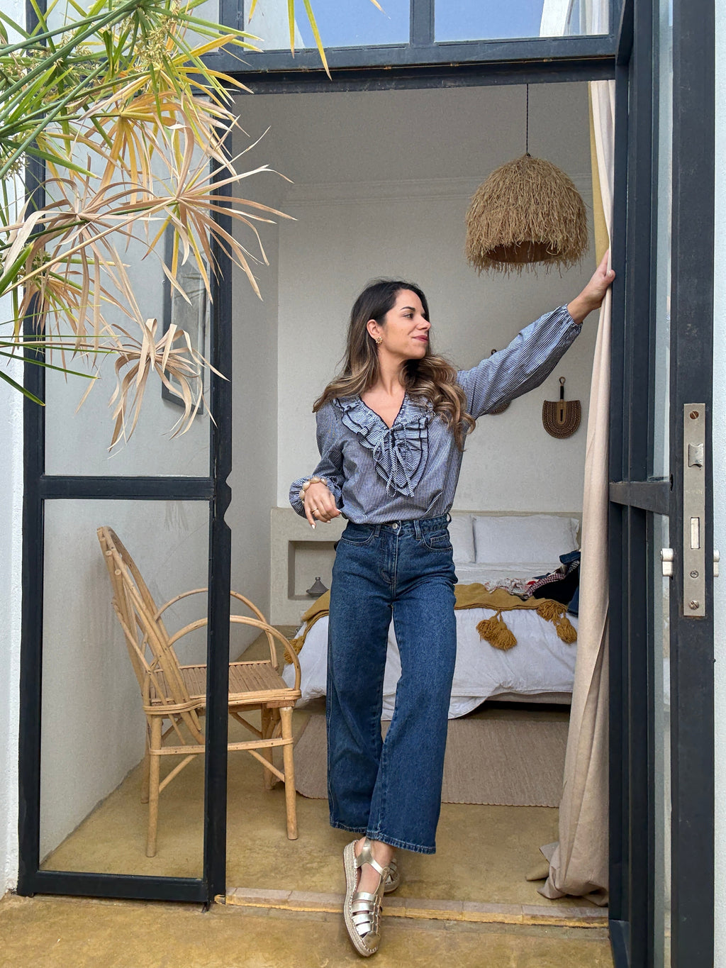 Blouse Stella Vichy Bleu Marine