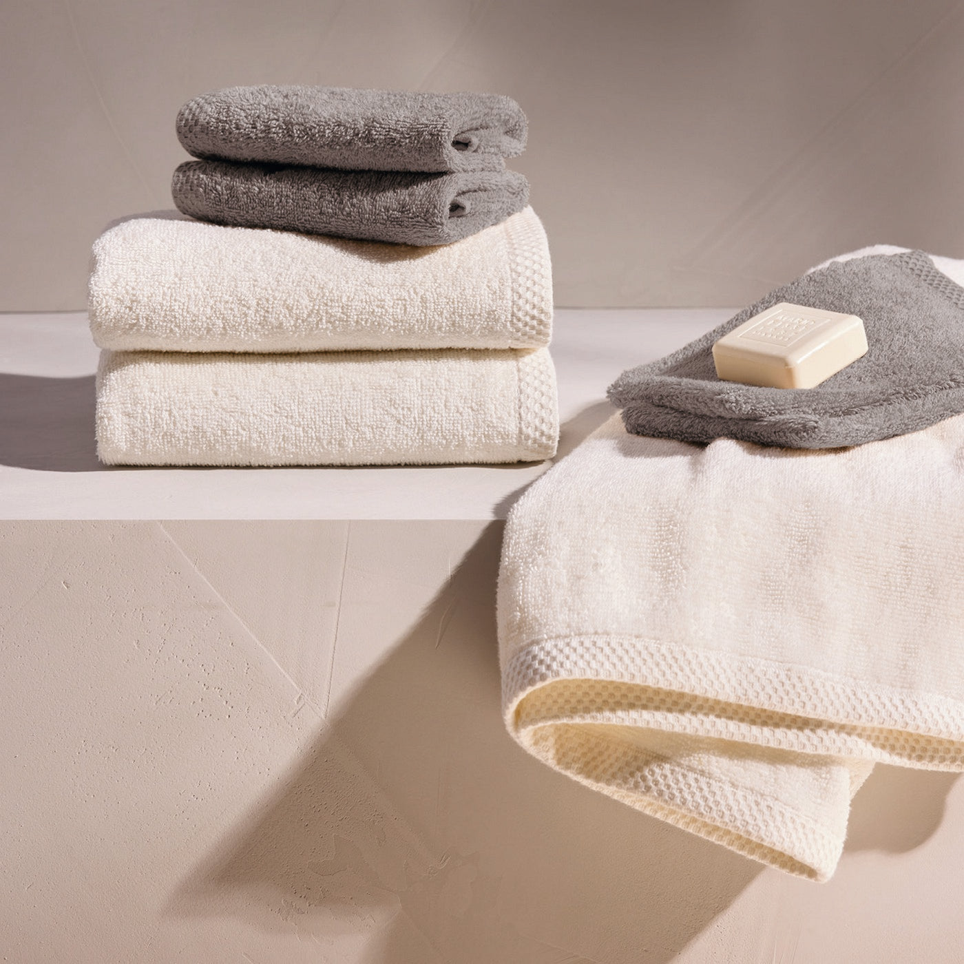 Oasis - Drap De Bain Coton Peigné Lt - Brun