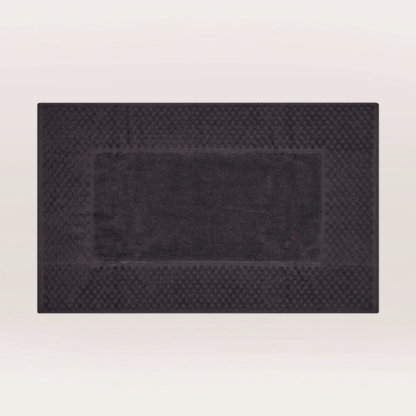 Design 18 - Tapis De Bain Coton - Gris Foncé