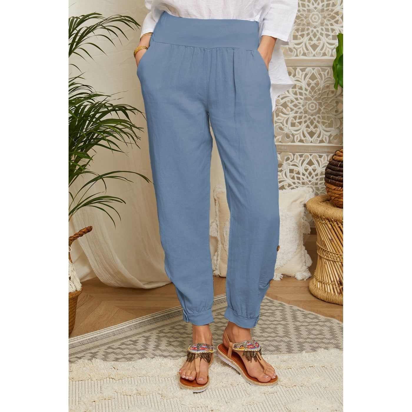 Pantalon - Indigo - Femme