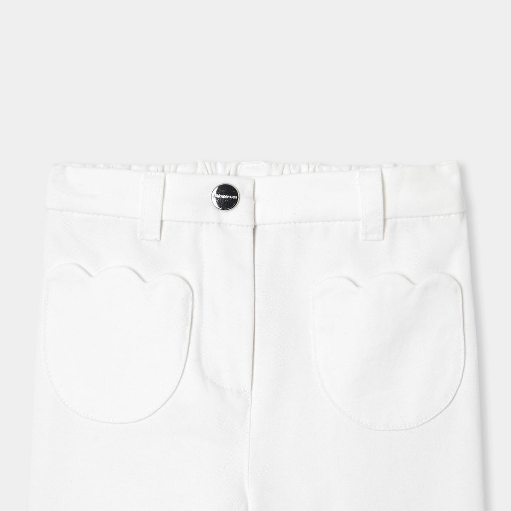 Lange broek - Wit - Meisjes