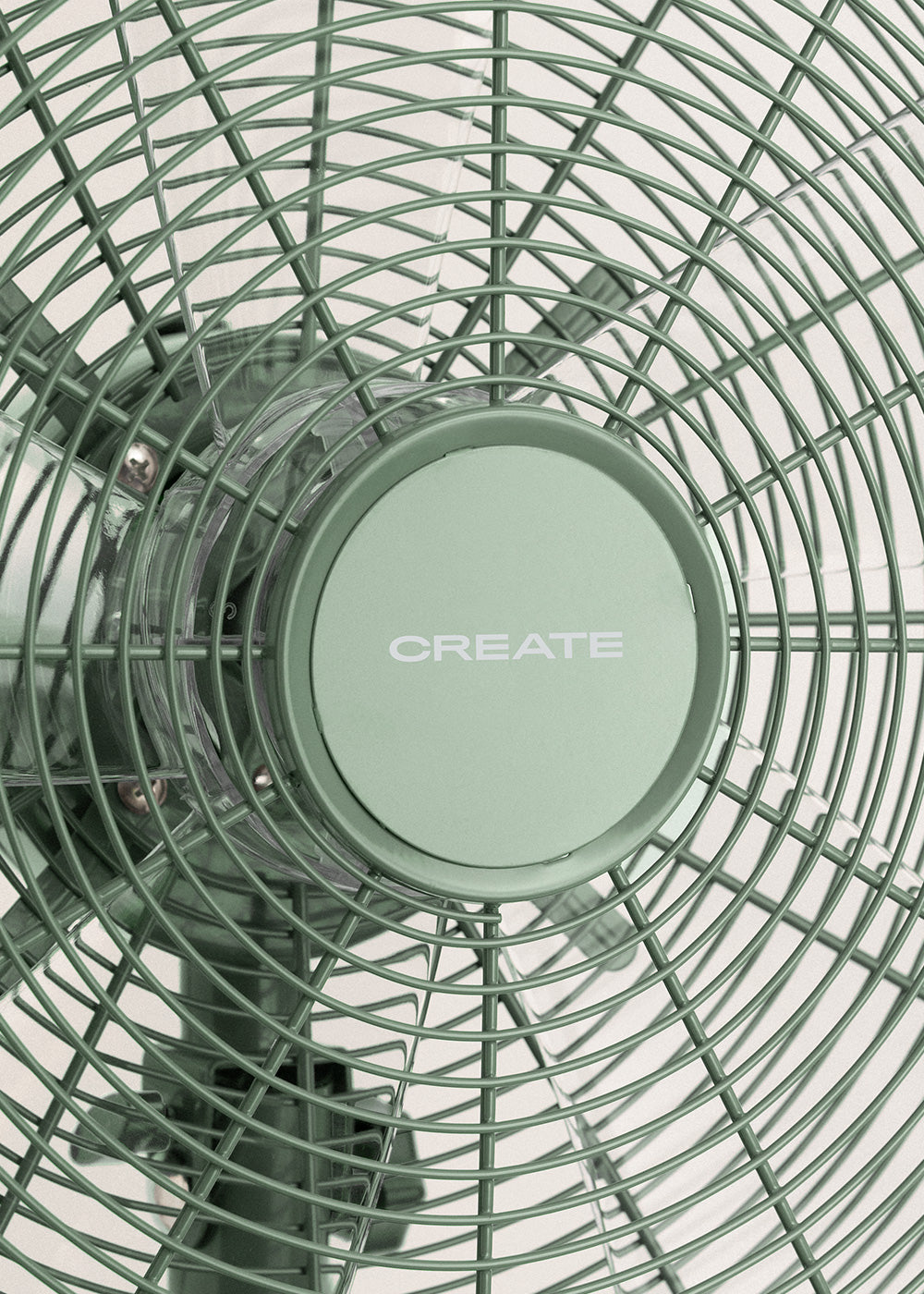 Air Stand Wood - Ventilateur Sur Pied Réglable Oscillant De Style Rétro 50 W - Hauteur Réglable - Vert Sauge