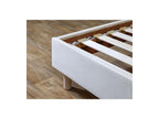 Romane - Cama con lamas macizas - Tejido de terciopelo