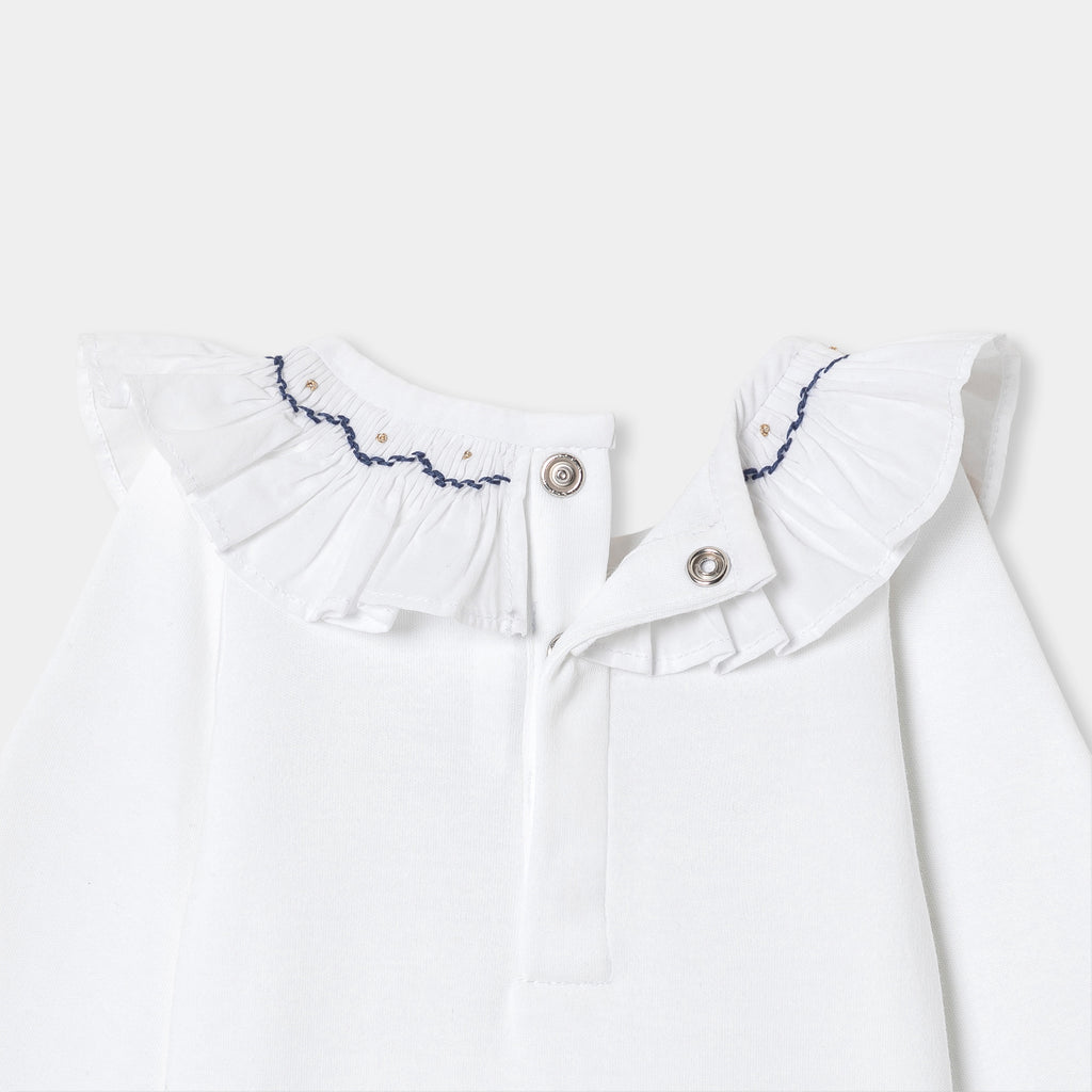 Body Dessus M.Longues - Blanc - Fille