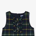 Robe Chasuble/ Ss Mches - Vert/Multico - Fille