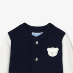 Pull Fermes Dvt - Marine/Blanc - Garçon
