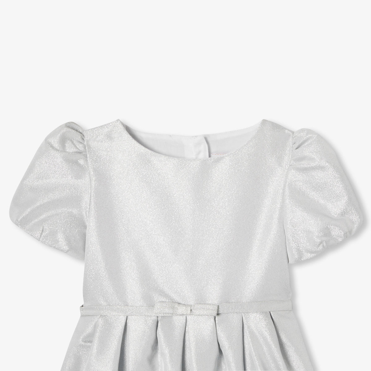 Robe Avec Manches - Argent - Fille