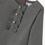 Robe Avec Manches - Gris Chine - Fille