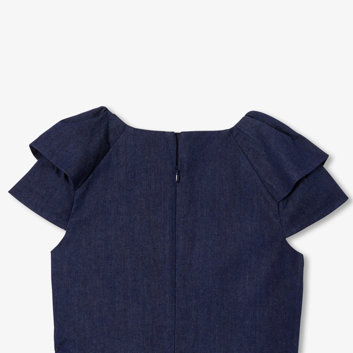 Robe Avec Manches - Denim Fonce - Fille