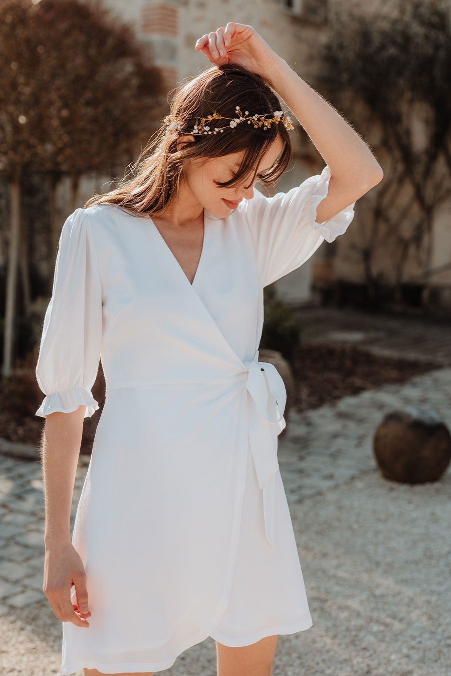 Robe Adelia Blanc