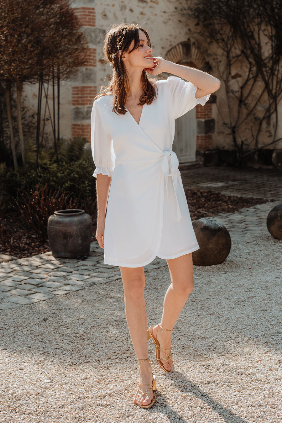 Robe Adelia Blanc