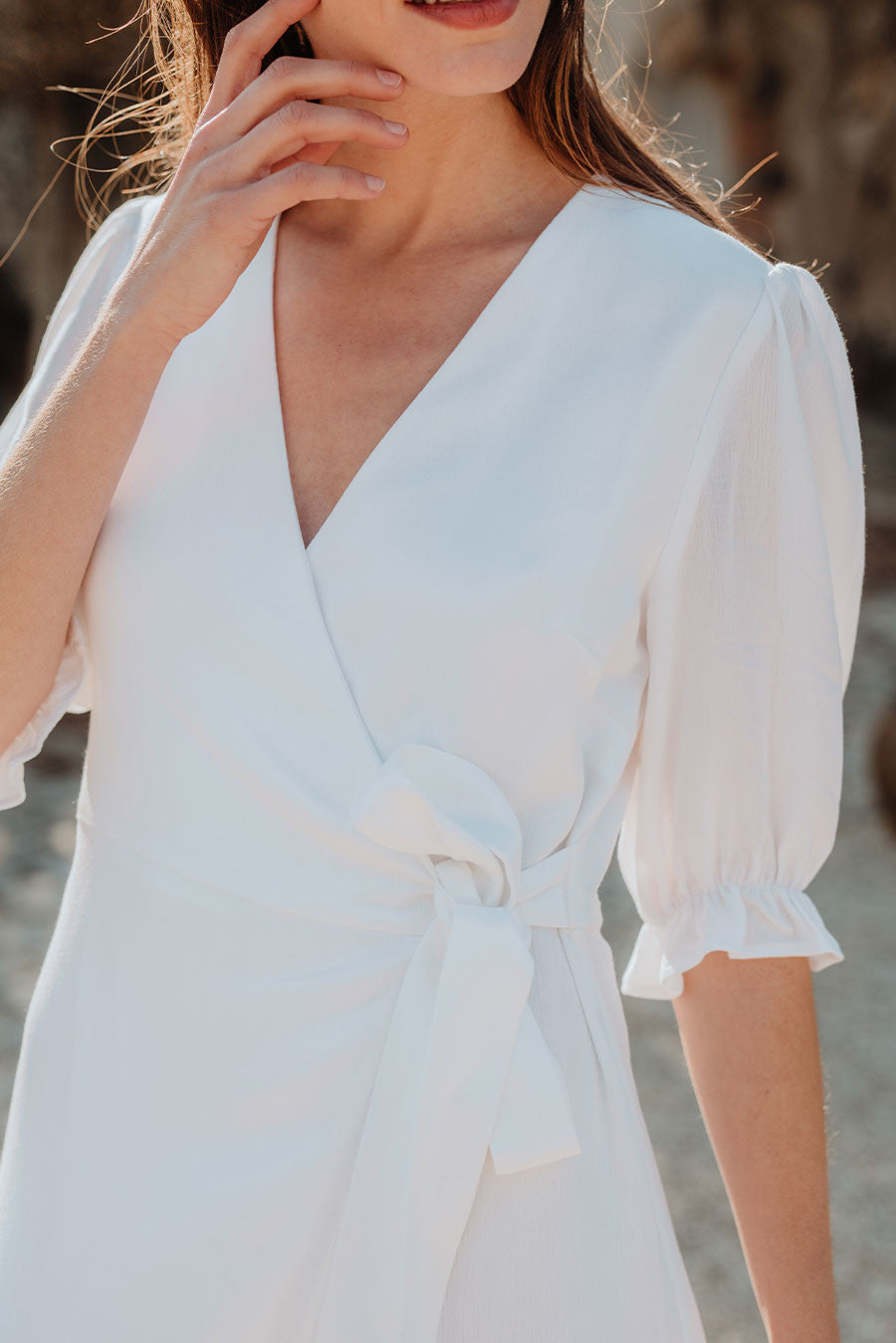 Robe Adelia Blanc